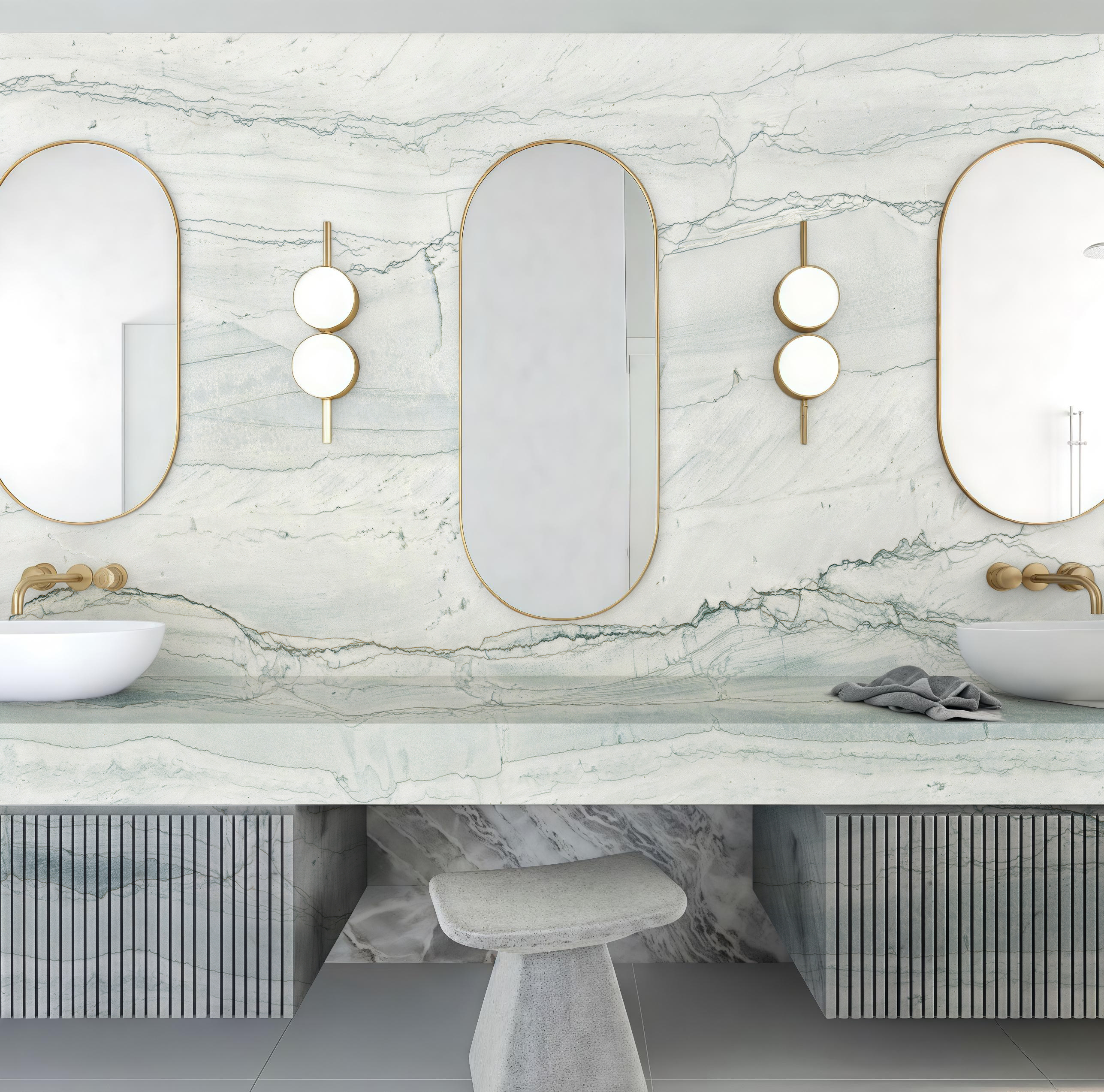 Nauge Onda, 9319 — Bathroom interior scene