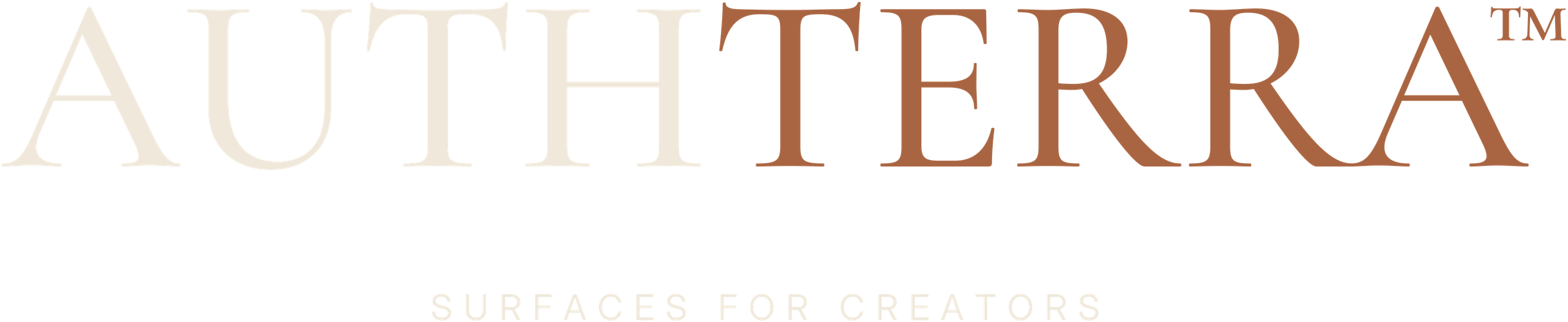 AUTHTERRA™ — Surfaces for Creators