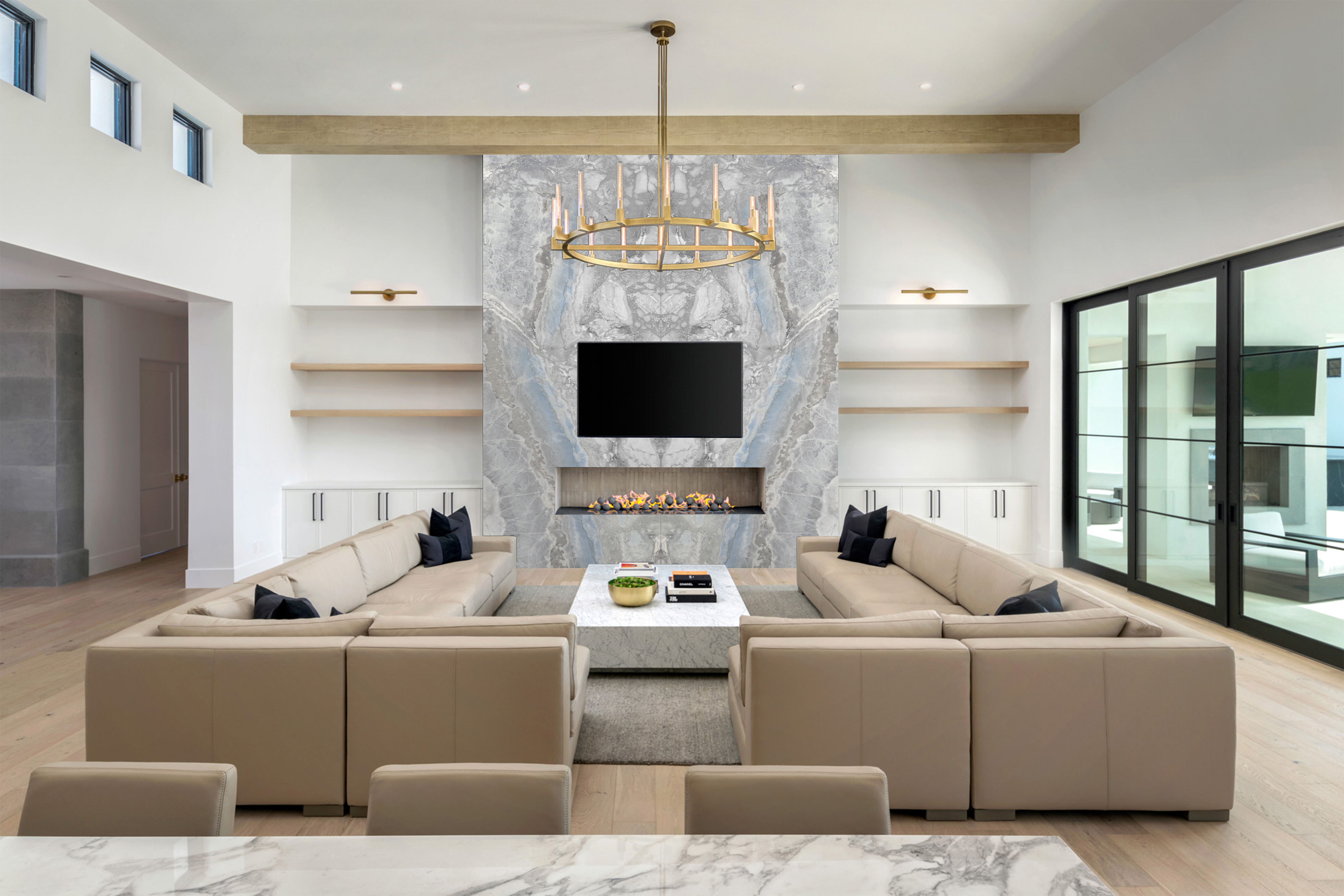 Bulgari Blue, 9308 — Living Room interior scene
