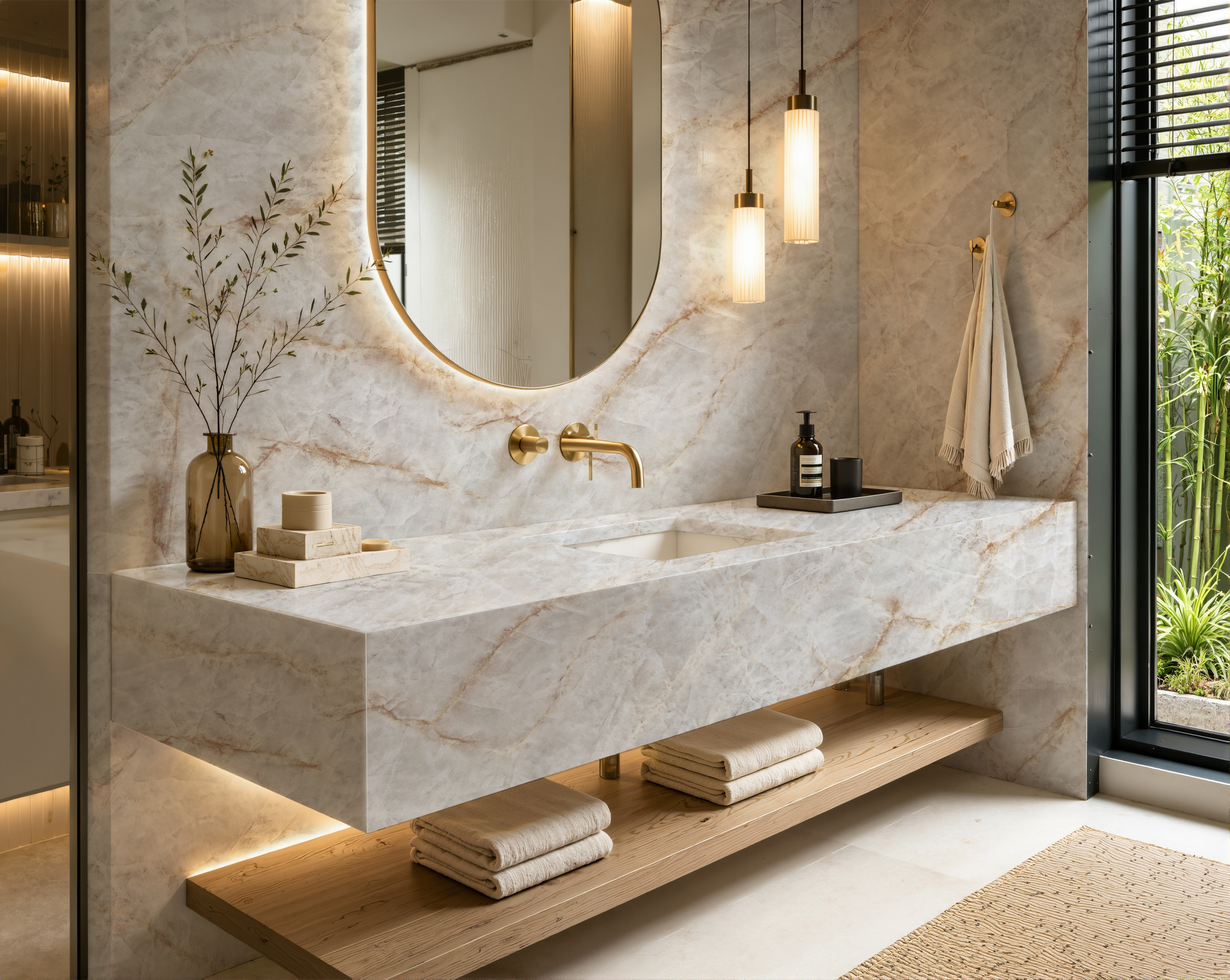 Cristallo Vitra, 9126 — Bathroom interior scene