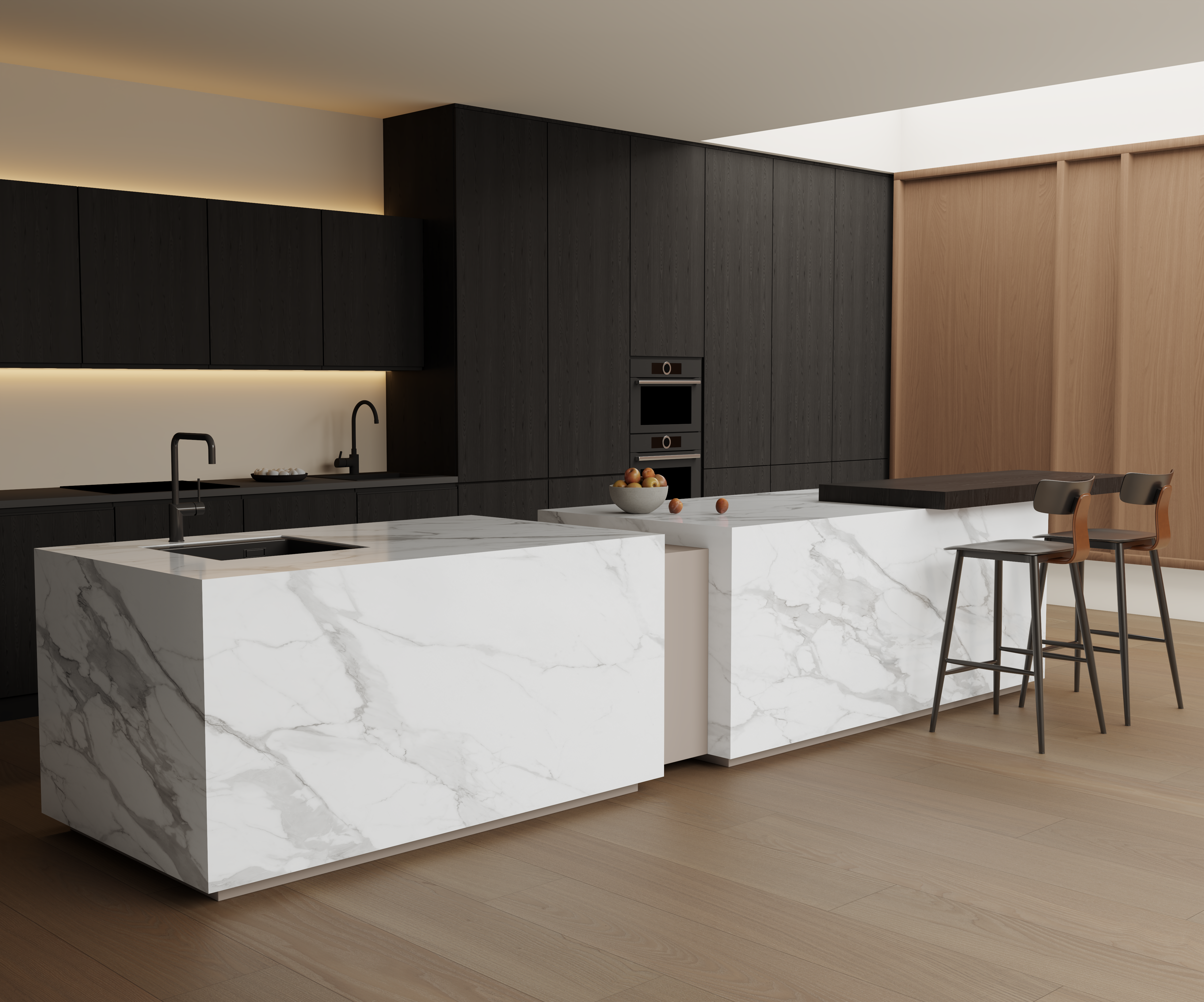 Statuario Classic, 9111 — Kitchen interior scene
