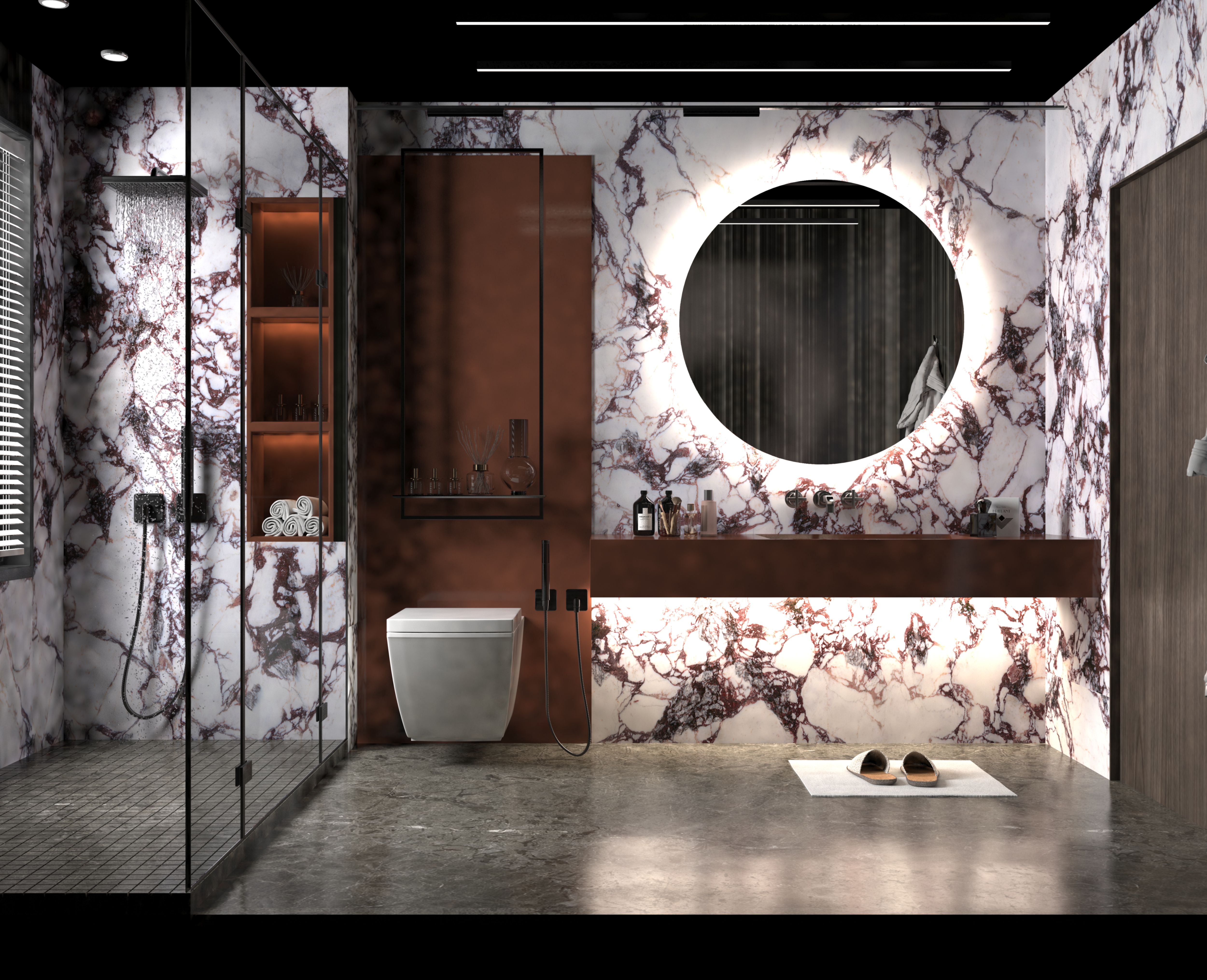 Viola Oro, 9119 — Bathroom interior scene