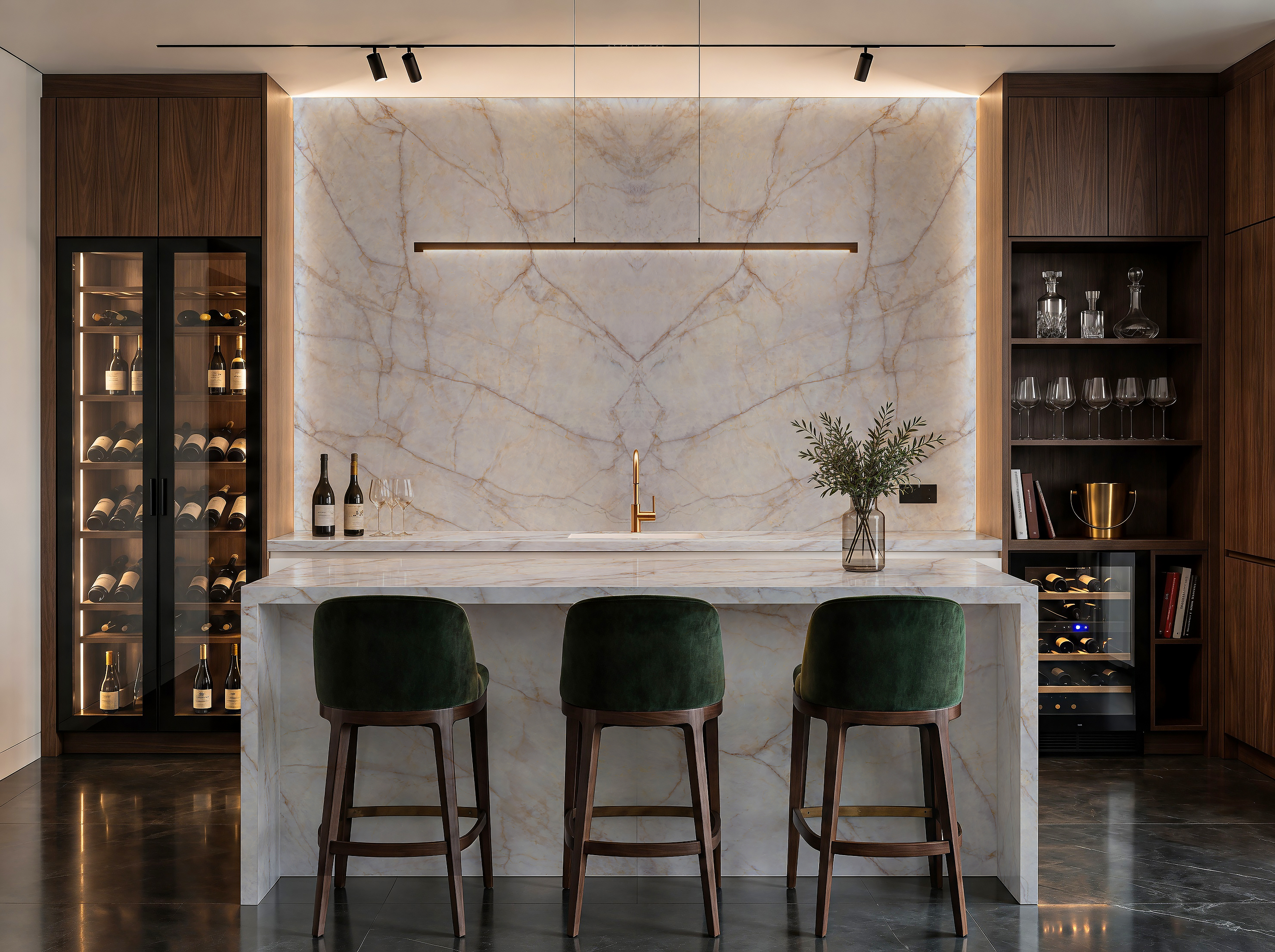 Cristallo Oro, 9273 — Bar interior scene