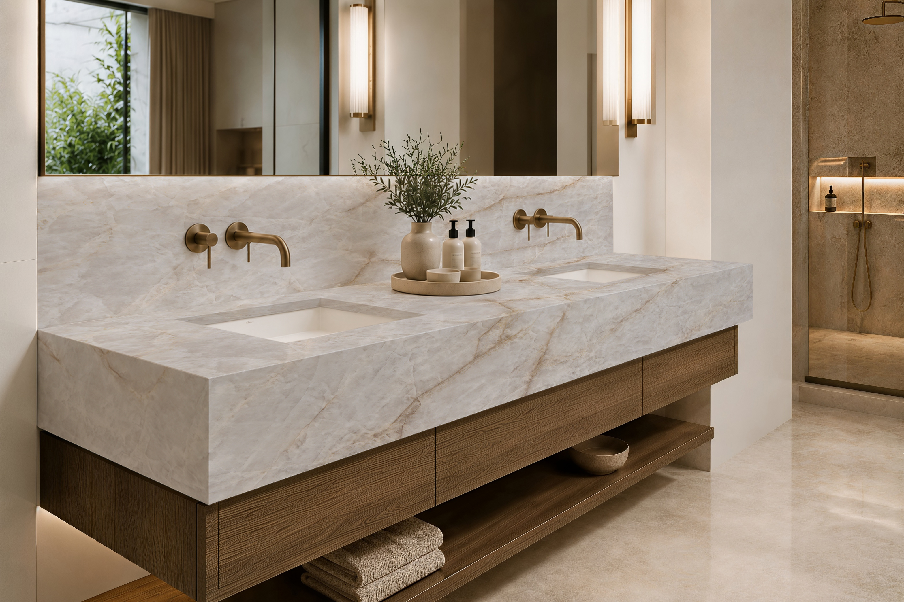 Cristallo Vitra, 9126 — Bathroom interior scene
