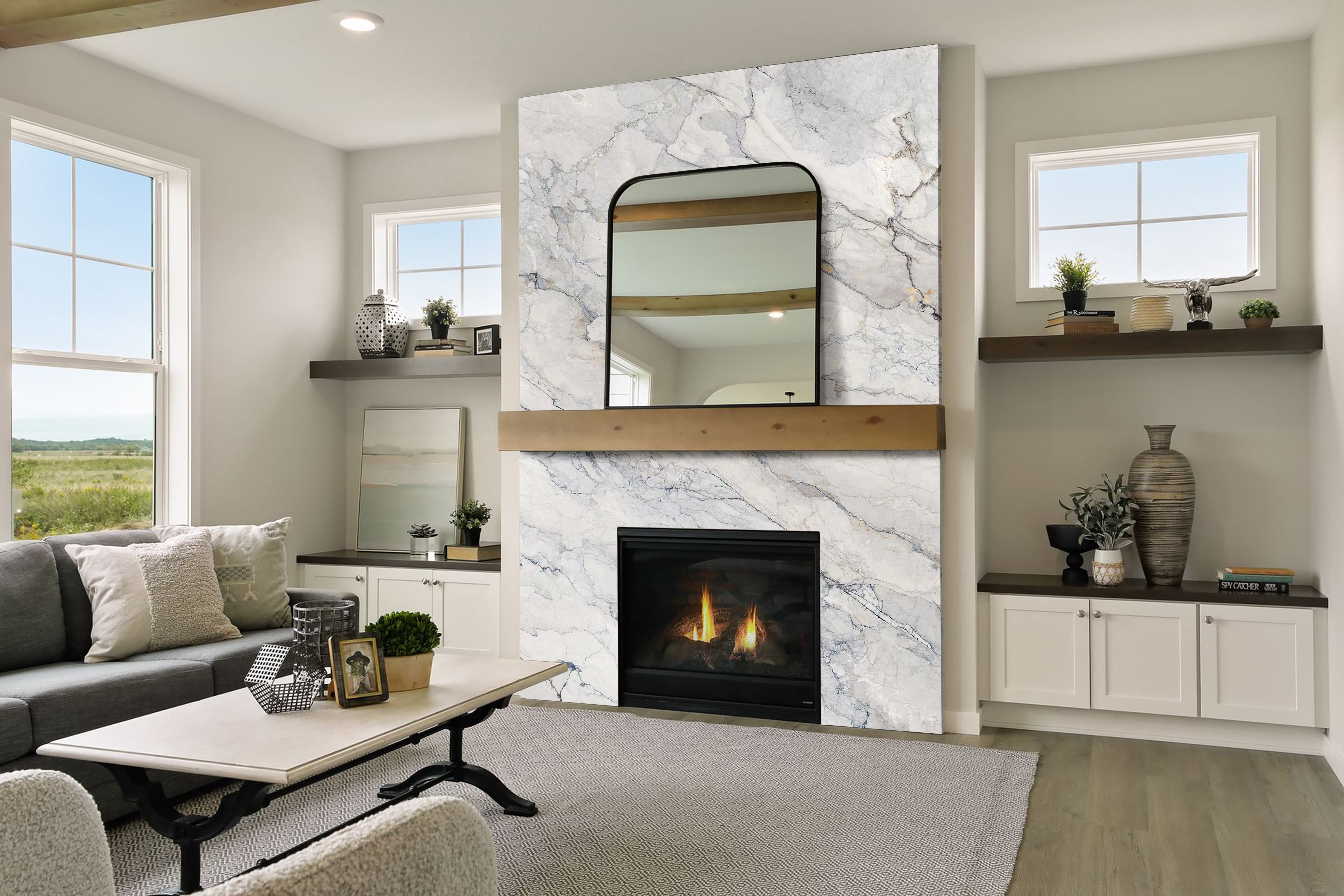 White Camouflage, 9310 — Interior Spaces interior scene