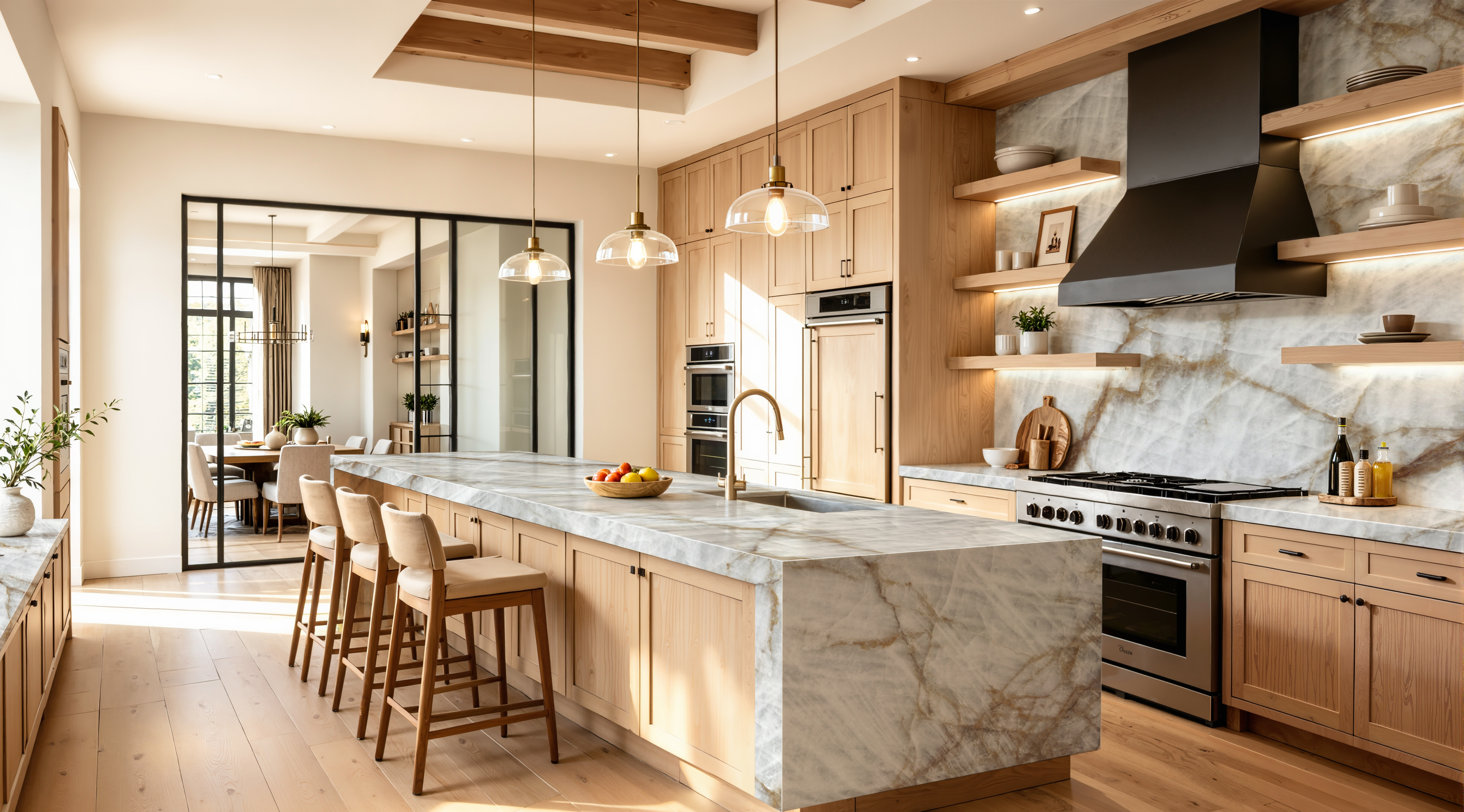 Cristallo Extra, 9001 — Kitchen interior scene