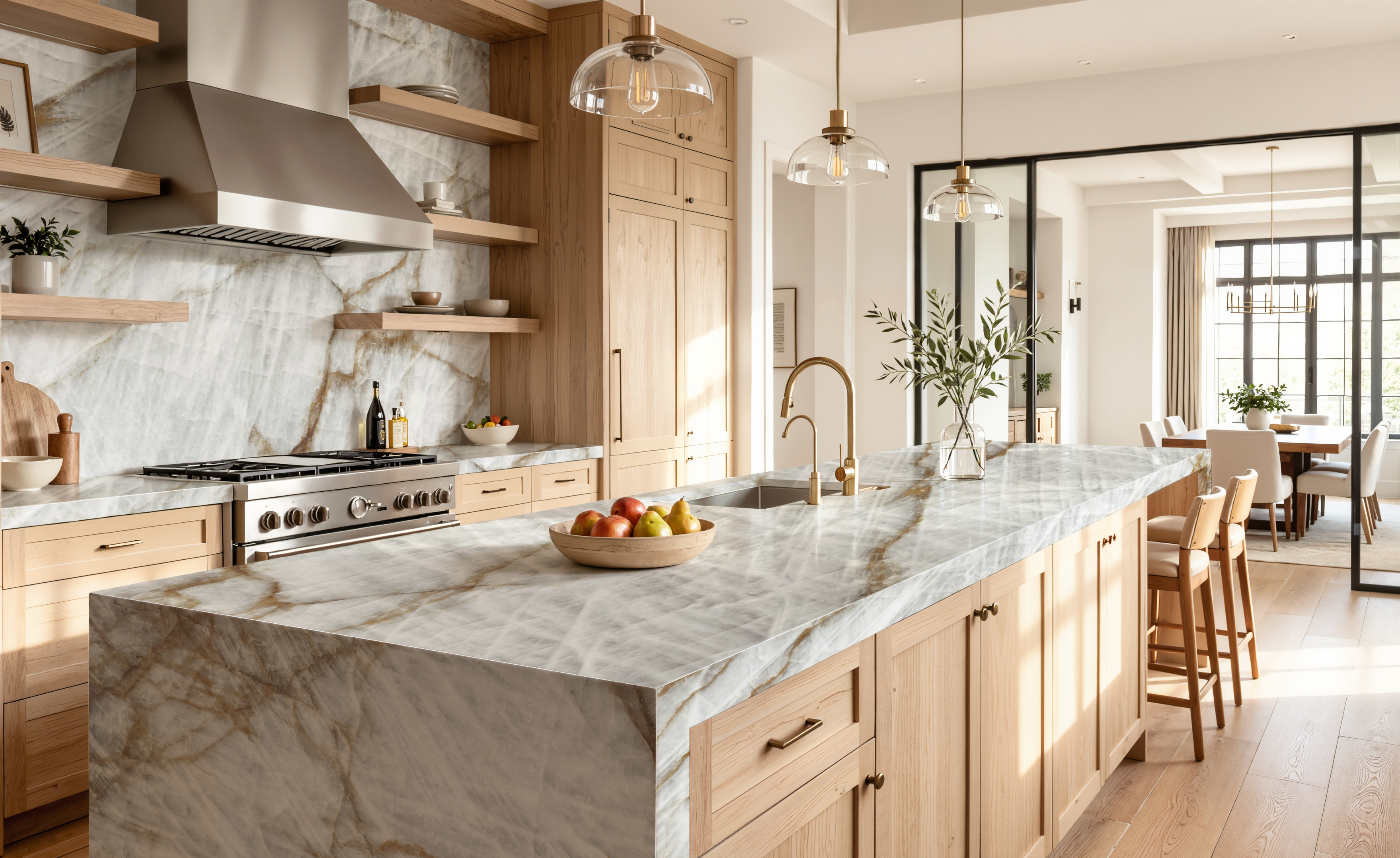 Cristallo Extra, 9001 — Kitchen interior scene